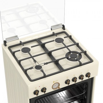 Thermogatz TGS 4320 04.401.094 Κουζίνα Ηλεκτρική 60lt με Εστίες Αερίου 60cm